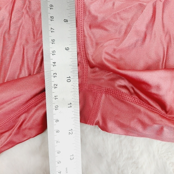 NEW Good American Cream Orange Rosy Rust Sheer Athleisure Yoga Leggings P6398 - Picture 5 of 8